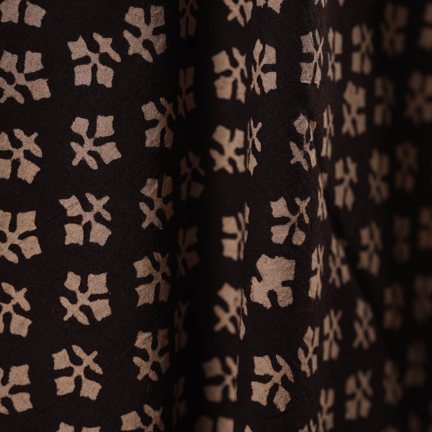 Natural dyed hand cotton fabric 23 - handcrafted