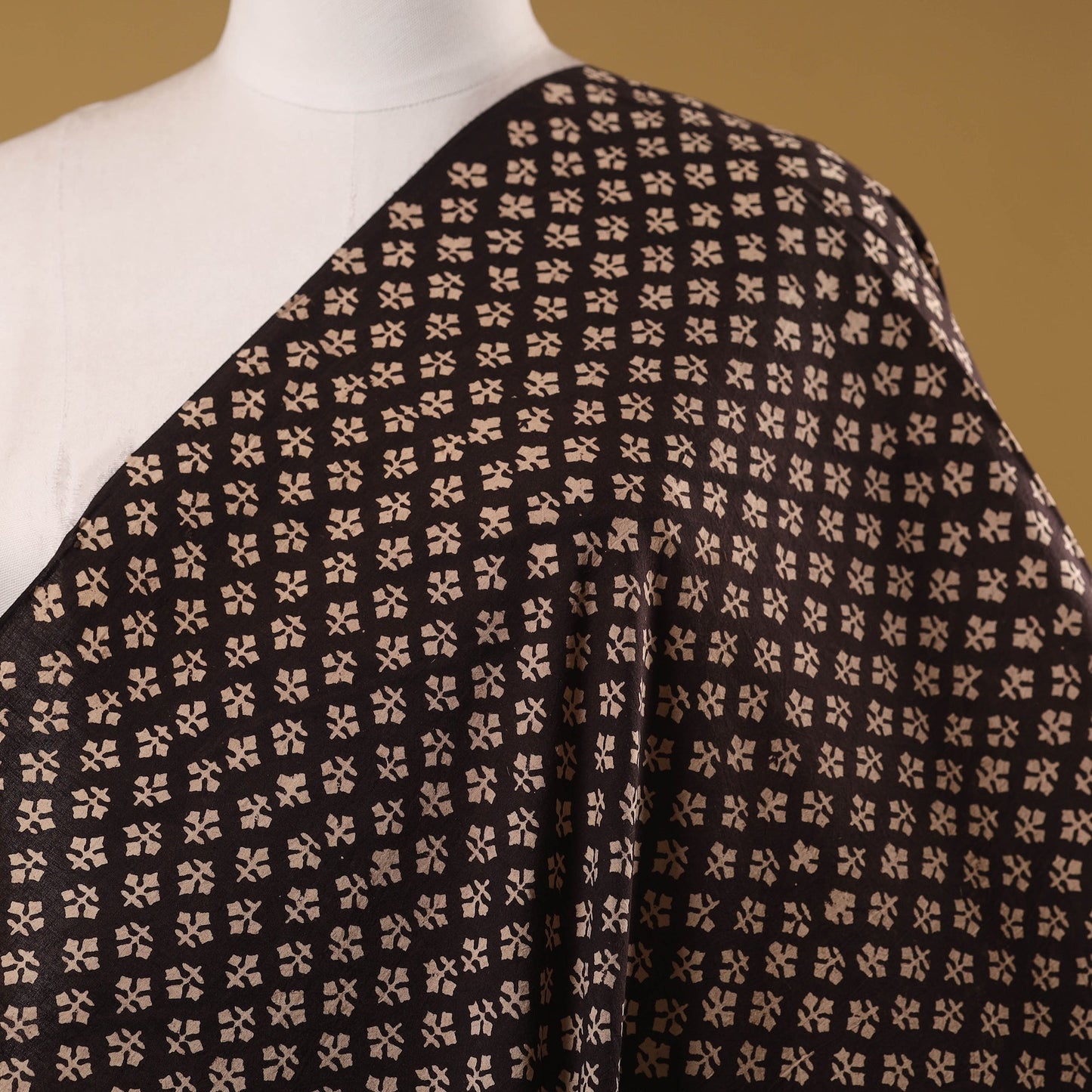 Natural dyed hand cotton fabric 23 - handcrafted