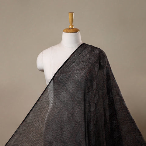 Natural dyed hand kota doria cotton fabric 18 - handcrafted