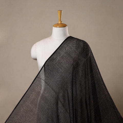 Natural dyed hand kota doria cotton fabric 19 - handcrafted