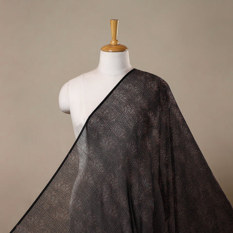 Natural dyed hand kota doria cotton fabric 21 - handcrafted