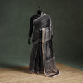 Natural dyed kota doria cotton hand block bagh print saree