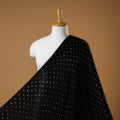 Black - natural dyed kutch tie-dye modal silk bandhani
