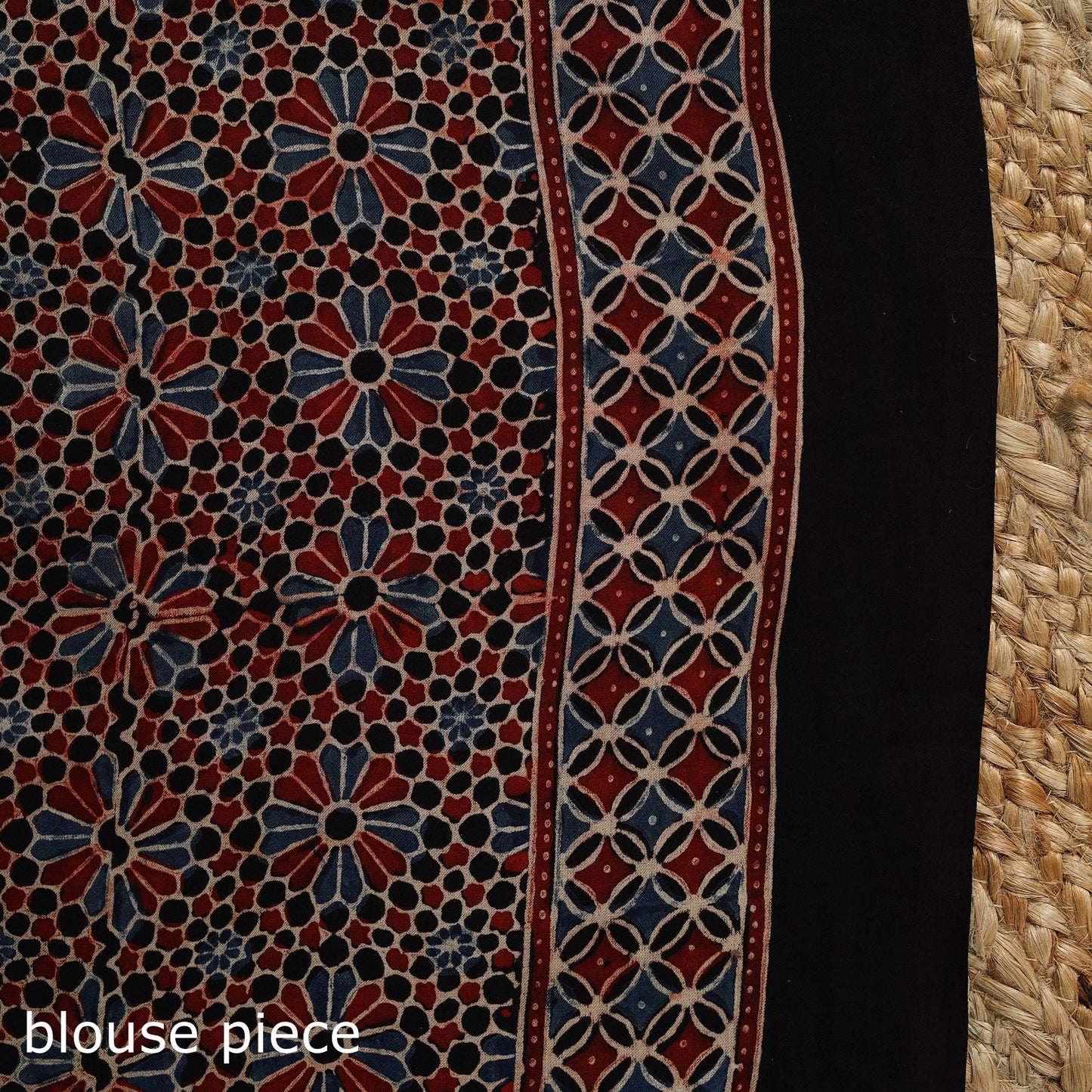 Natural dyed modal silk saree with lagdi patta 04