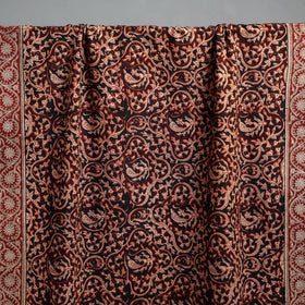 Natural dyed pedana kalamkari printed handloom cotton towel