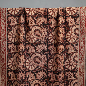 Natural dyed pedana kalamkari printed handloom cotton towel