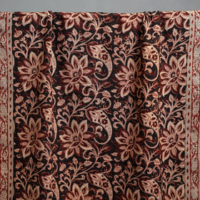 Natural dyed pedana kalamkari printed handloom cotton towel