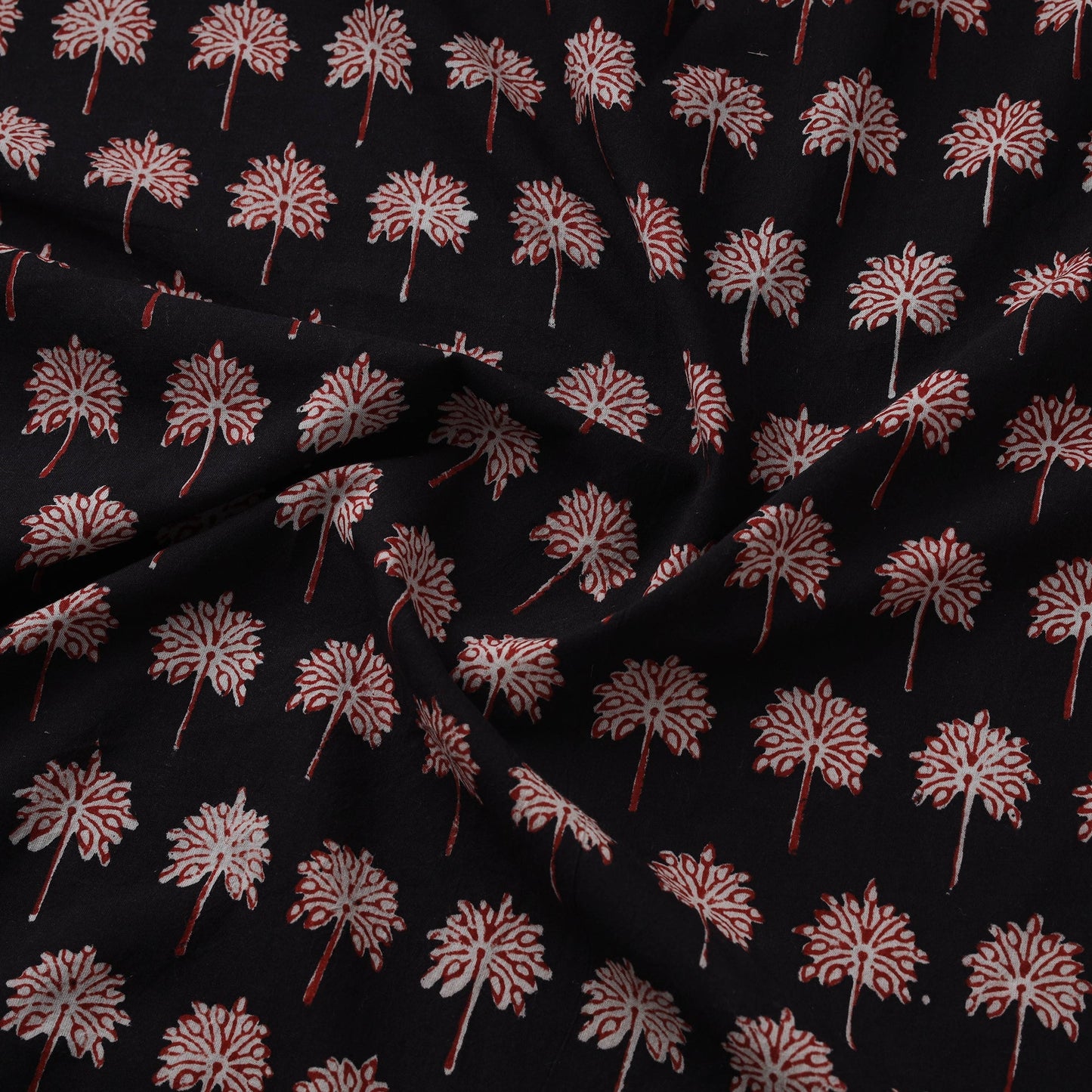 Natural dyed pure cotton hand block bagh print fabric 02