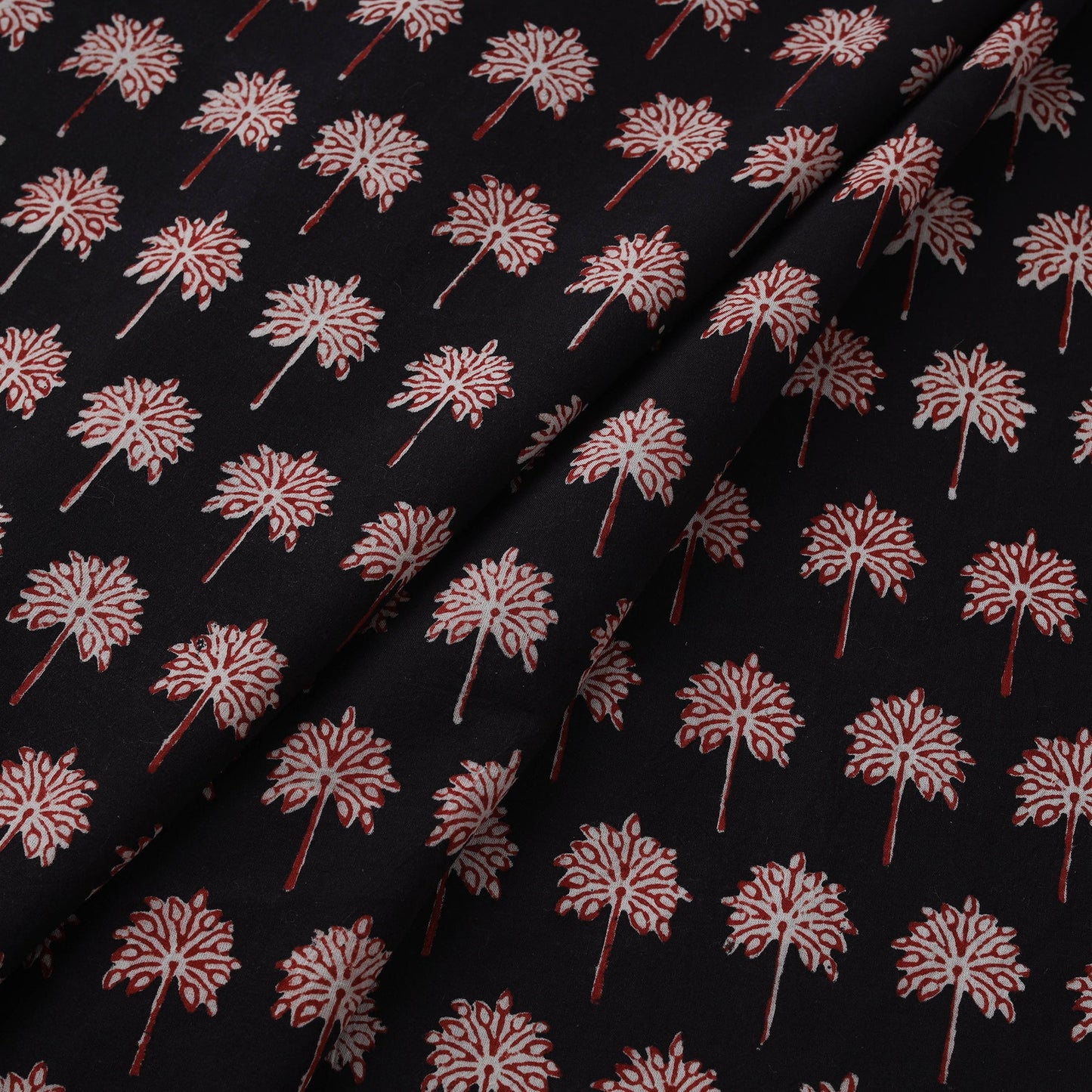 Natural dyed pure cotton hand block bagh print fabric 02