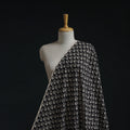 Natural dyed pure mul cotton hand block bagru print fabric