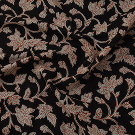 Natural dyed pure mul cotton hand block bagru print fabric