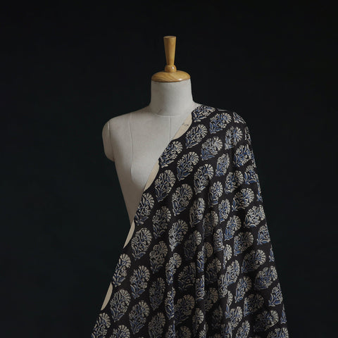 Natural dyed pure mul cotton hand block kalamkari bagru