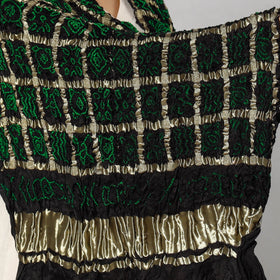  Kutch Bandhani Tie-Dye Zari Checks Modal Silk Dupatta 