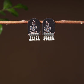 Buy Navya Handcrafted GS Fabart Earrings