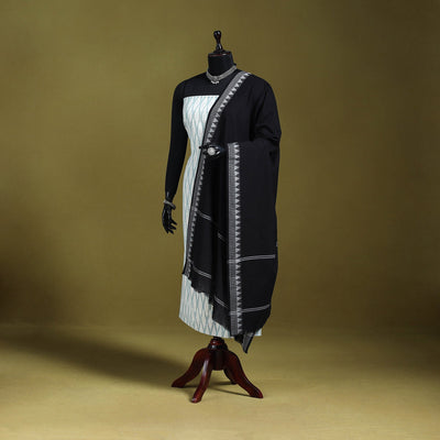 Odisha handloom cotton sambalpuri dupatta 09 - handcrafted