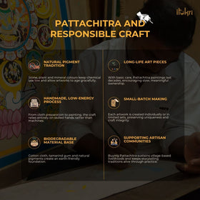 Black - odisha pattachitra handpainted stainless steel