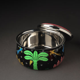  Odisha Pattachitra Painting Stainless Steel Toral Khalbatta Dholak 