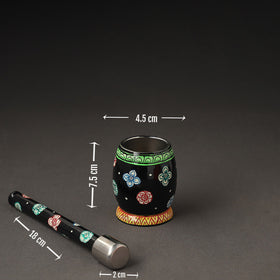  Odisha Pattachitra Painting Stainless Steel Toral Khalbatta Dholak 