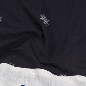 Black - organic kala cotton handloom blouse piece 36