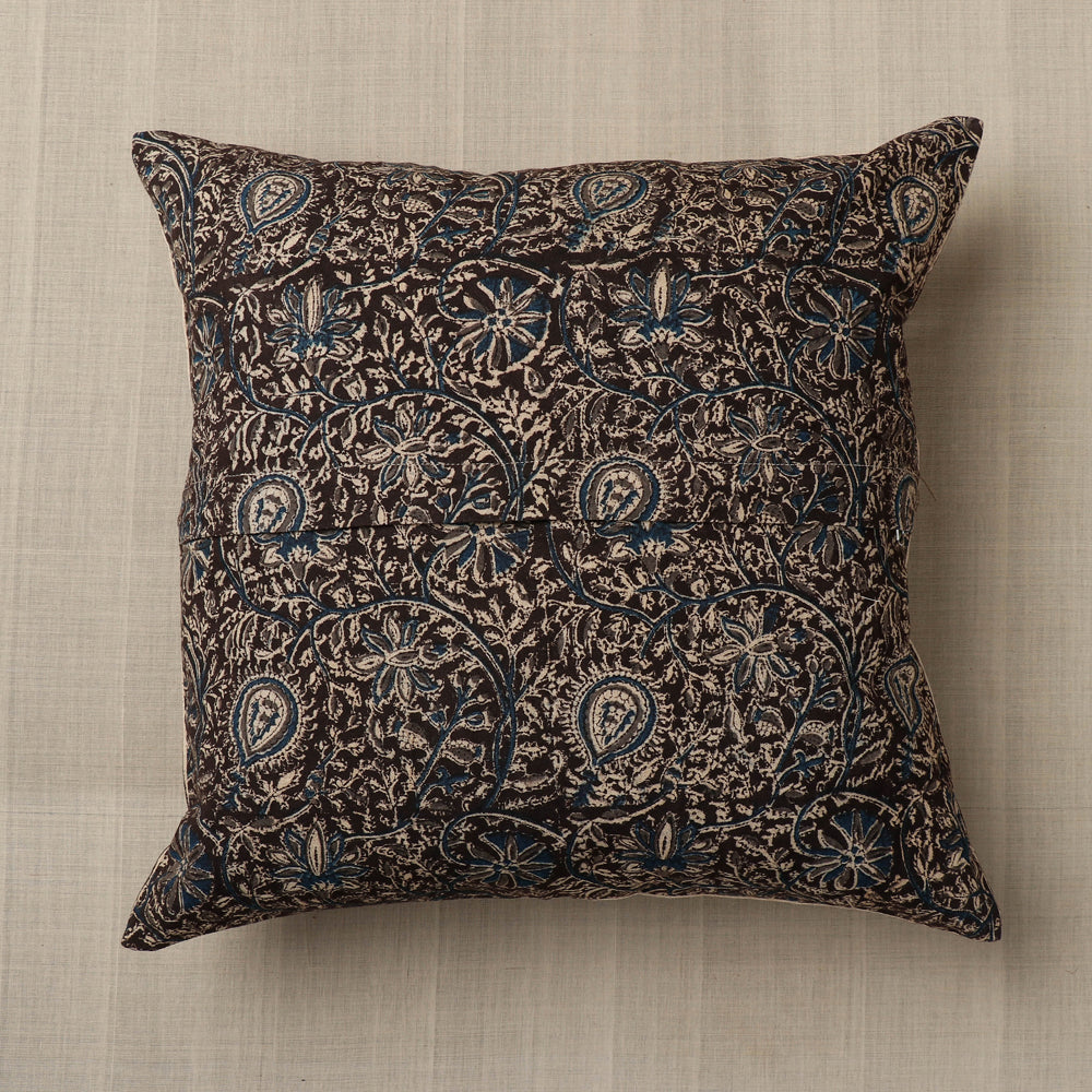  Original Pedana Block Print Cotton Kalamkari Cushion Cover