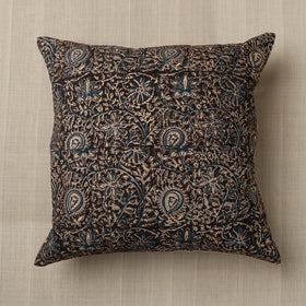  Original Pedana Block Print Cotton Kalamkari Cushion Cover
