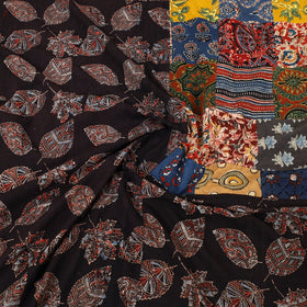 Buy Black Patchwork Cotton Double Ajrakh Bed Sheet Set 