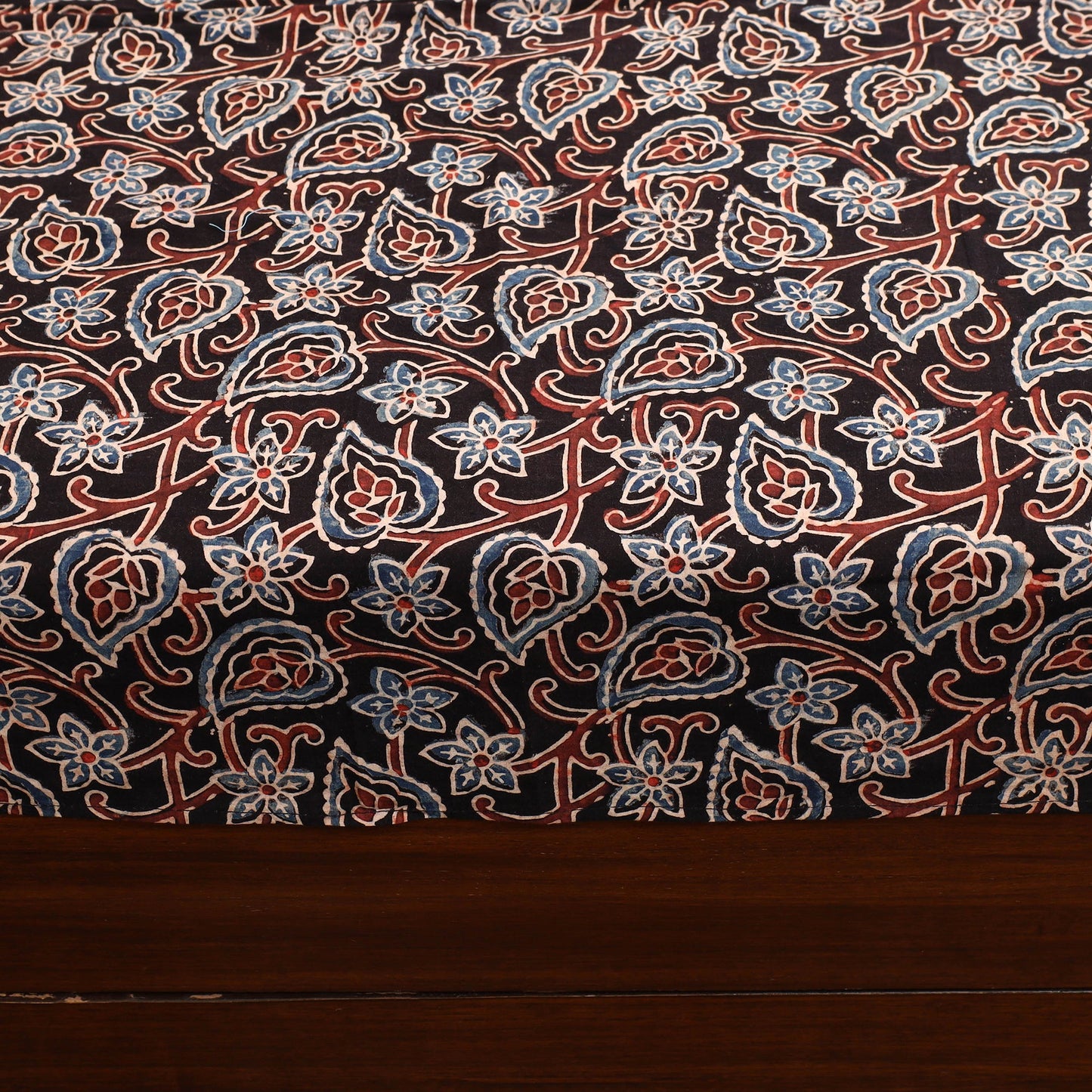 Black - patchwork cotton double bed sheet set 04