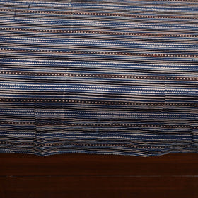 Black - Patchwork Block Print Ajrakh Cotton Double Bed Sheet Set 06