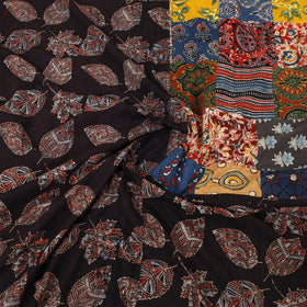 Buy Black Patchwork Cotton Double Ajrakh Bed Sheet Set 