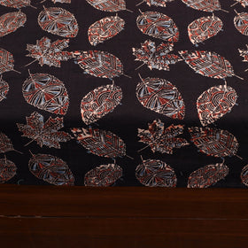 Black - Patchwork Block Print Ajrakh Cotton Double Bed Sheet Set 09