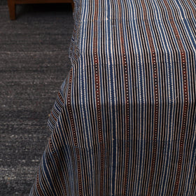 Black - Patchwork Block Print Ajrakh Cotton Double Bed Sheet Set 10