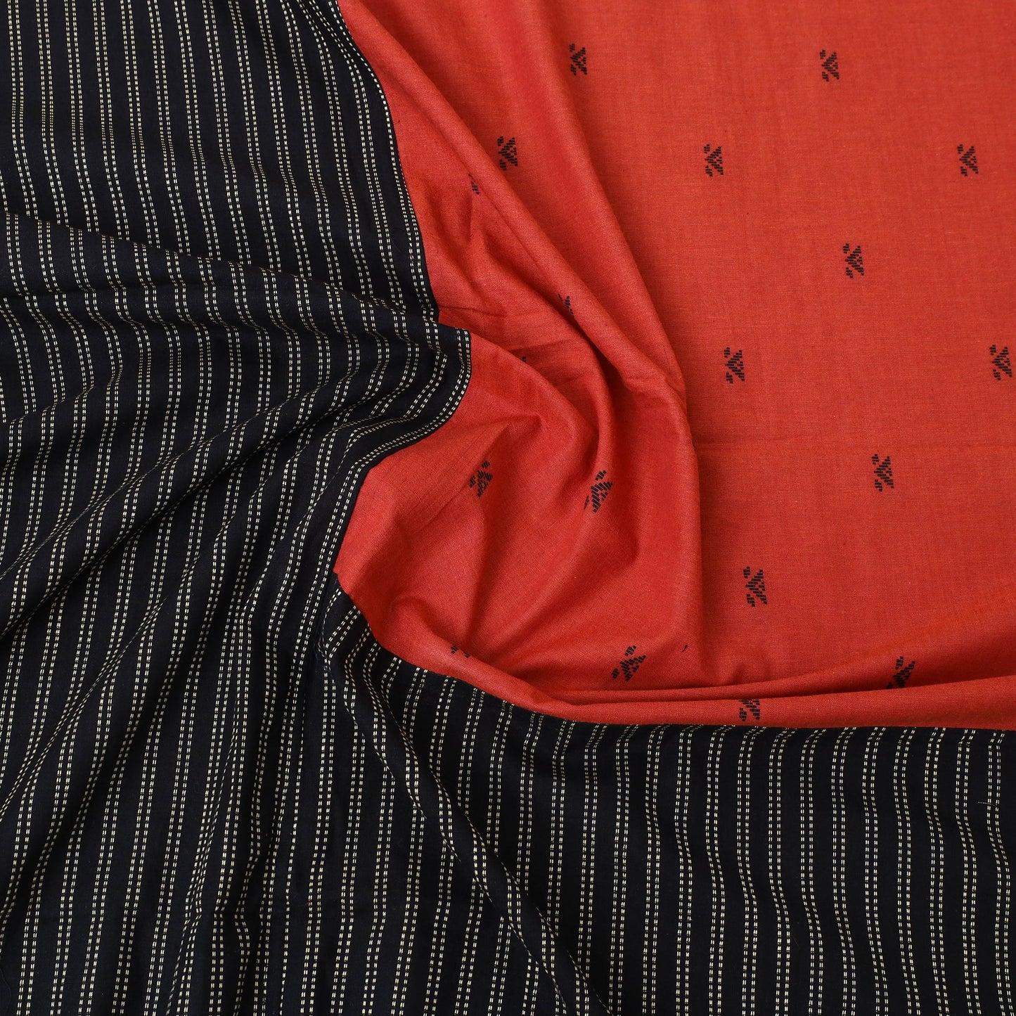 Black - patchwork cotton double jacquard bed sheet set 27