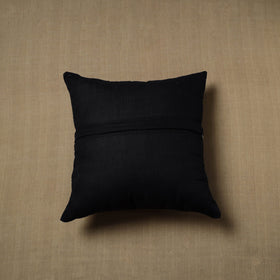 Black Patchwork Kanchipuram Cushion Covers Online in India
