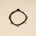 Black - patwa thread & bead work anklet by kailash 78
