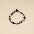 Black - patwa thread & bead work anklet by kailash 86