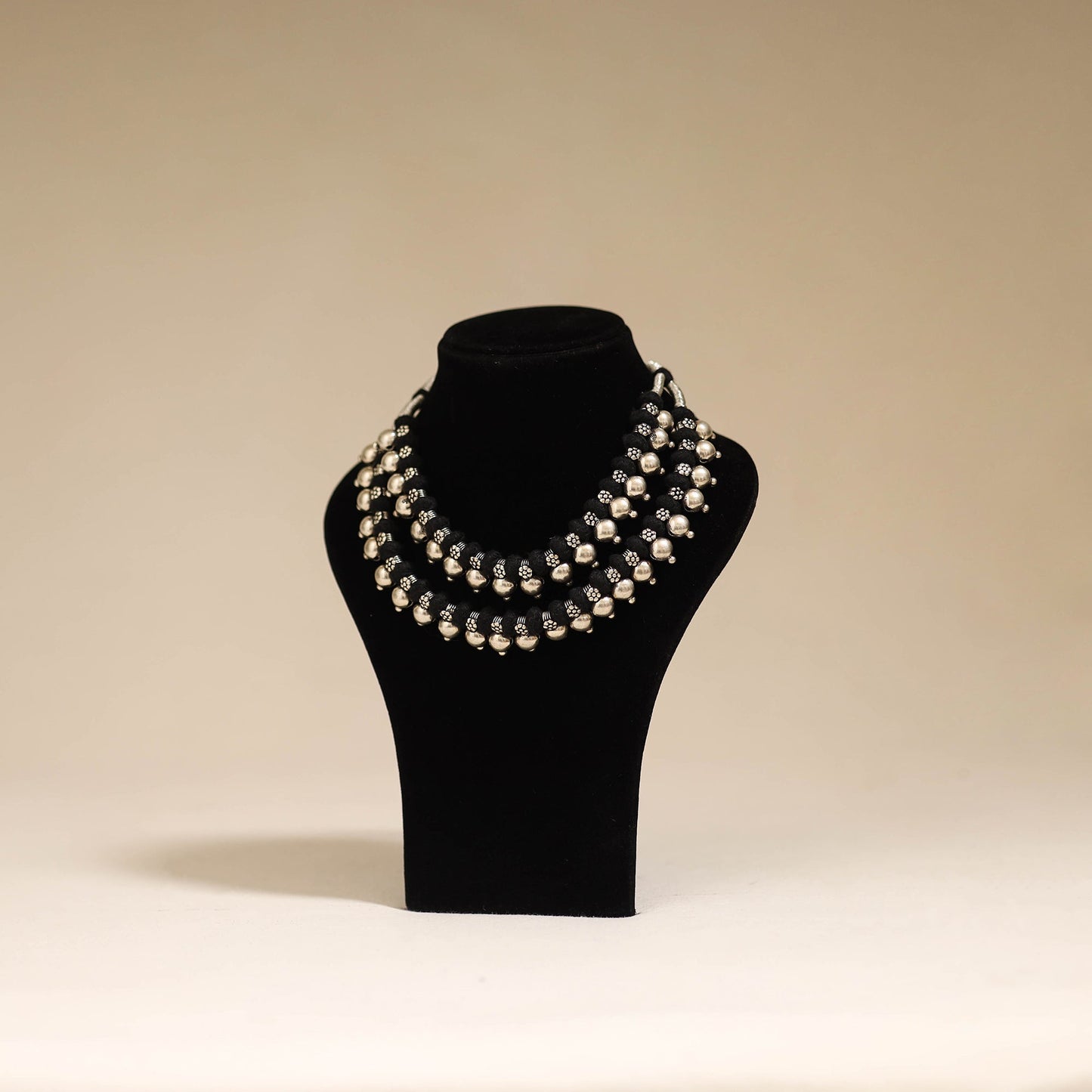 Patwa thread beads necklace by kailash 02 - handcrafted