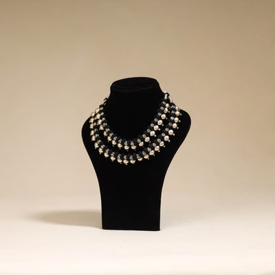 Patwa thread beads necklace by kailash 02 - handcrafted