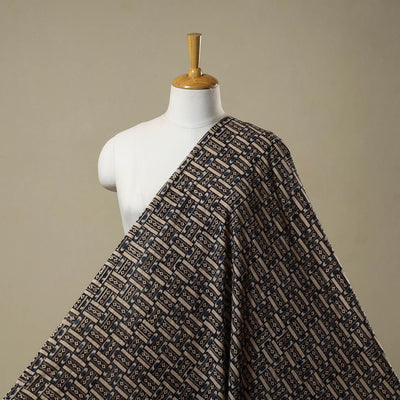 Pedana natural dyed cotton kalamkari fabric 08 - handcrafted