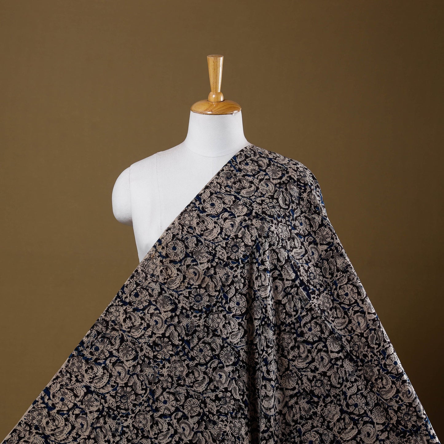 Pedana natural dyed cotton kalamkari fabric 09 - handcrafted