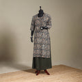 Black - pedana natural dyed cotton straight pintuck