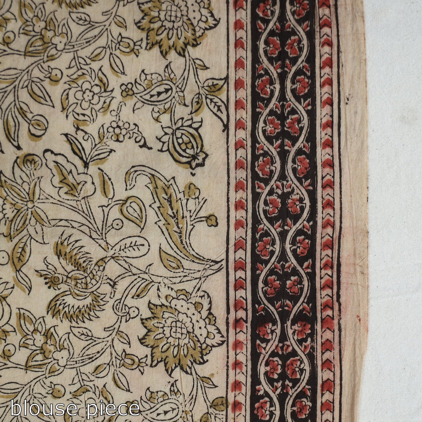 Designer Kalamkari Saree – Block Print & Pure Cotton