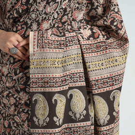 Designer Kalamkari Saree – Block Print & Pure Cotton