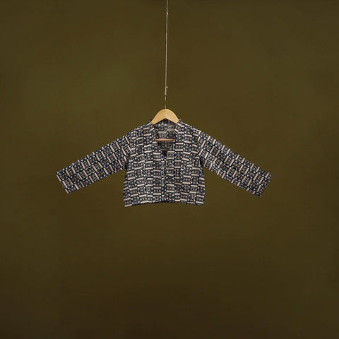 Pedana cotton natural dyed kalamkari readymade blouse 05