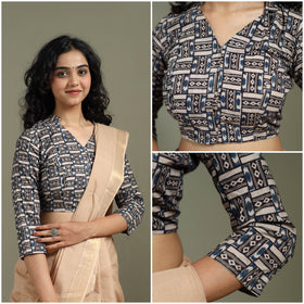 Black - pedana hand block print cotton natural dyed