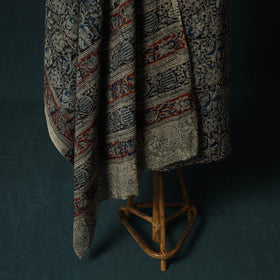 Pedana hand block print natural dyed cotton kalamkari 2pc