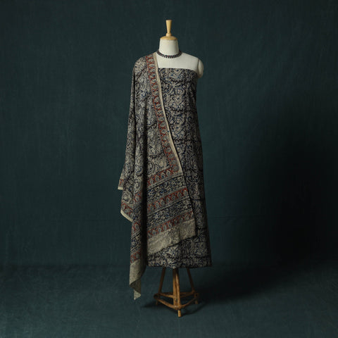 Pedana hand block print natural dyed cotton kalamkari 2pc