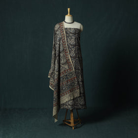 Pedana hand block print natural dyed cotton kalamkari 2pc