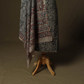 Pedana hand block print natural dyed cotton kalamkari 2pc