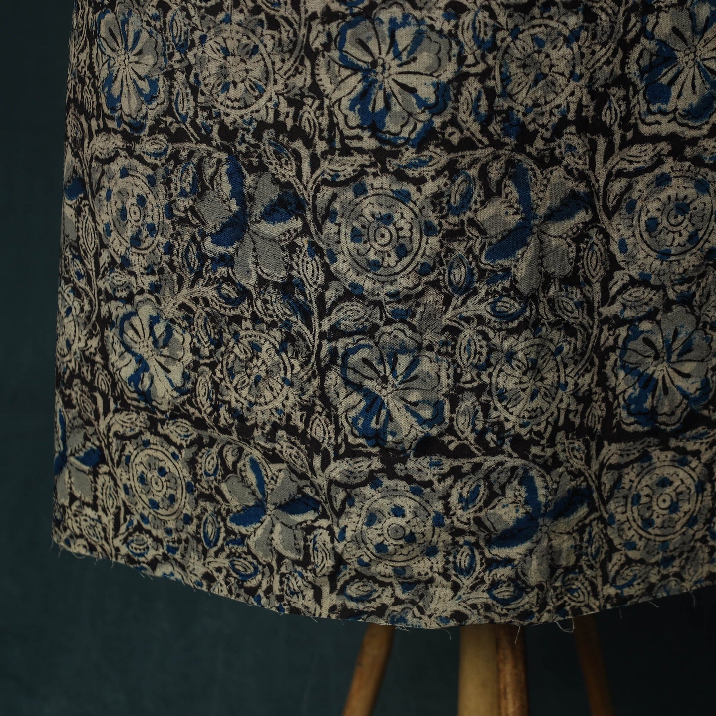 Pedana hand block print natural dyed cotton kalamkari 2pc