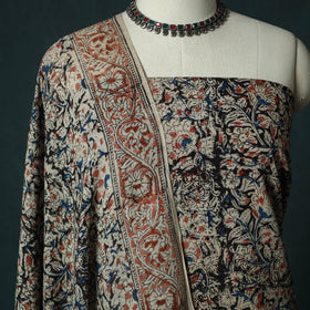 Pedana hand block print natural dyed cotton kalamkari 2pc